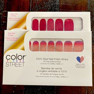 NWT Colorstreet glitter bundle!